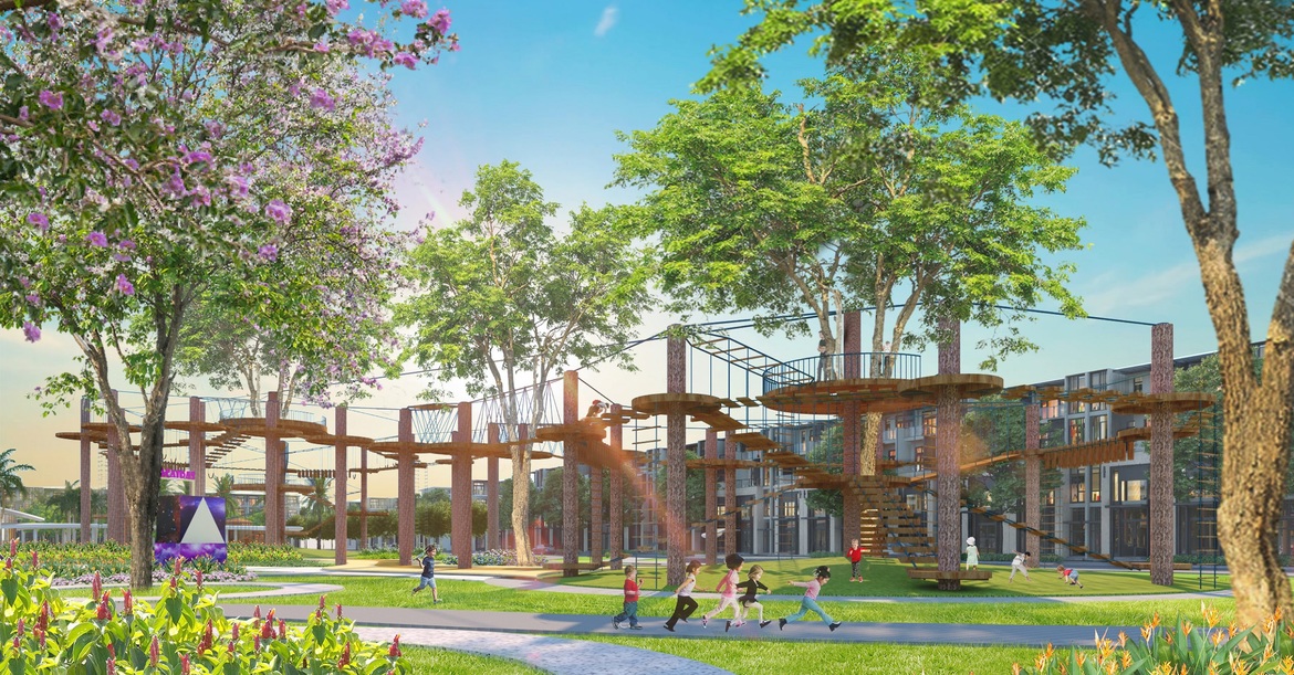 Khám phá tổ hợp giải trí Adventure Forest tiêu chuẩn quốc tế tại Gem Sky World